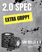Mammal Tape Mix (3 x 3 boxes - 9 rolls / 57M of tape ) - Thumb & Weightlifting Tape