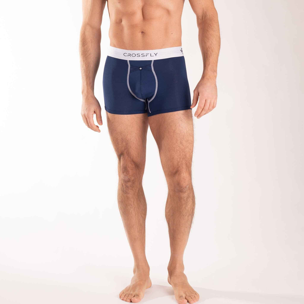 3-Pack: IKON X Men's 3" Trunks - Navy/White