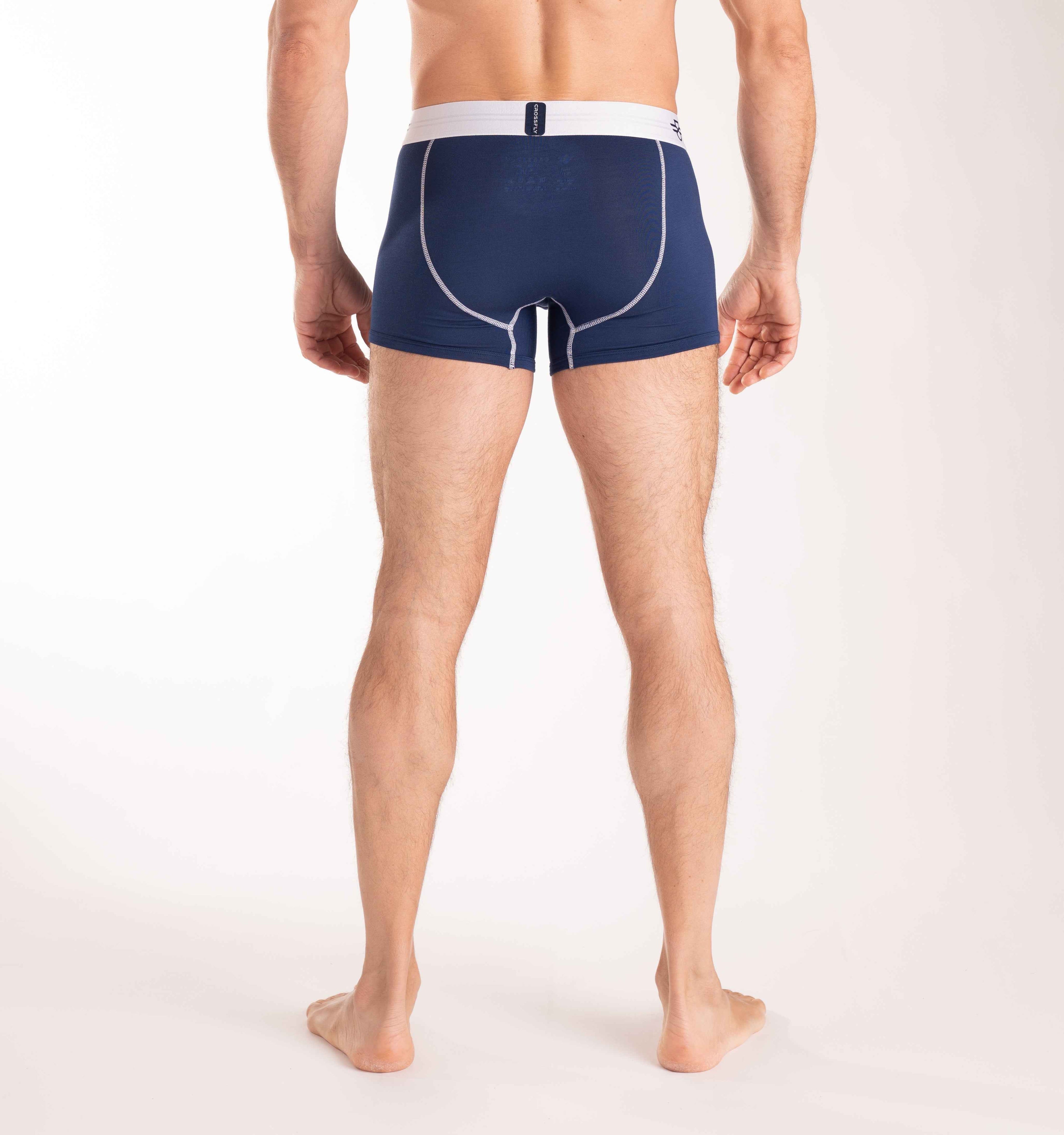 IKON X Men's 3" Trunks - Navy/White