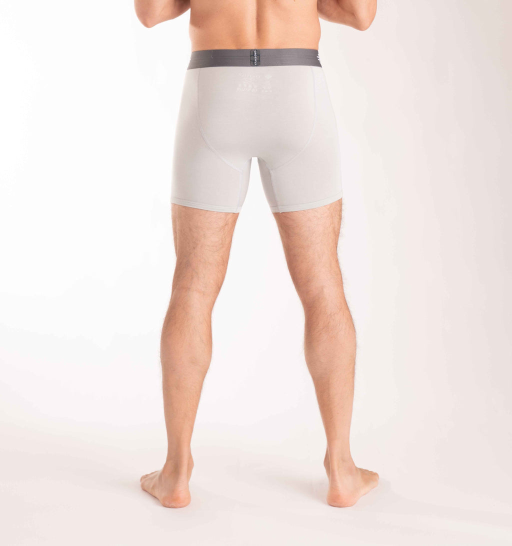 IKON X Men's 6" Boxers - Silver/Charcoal