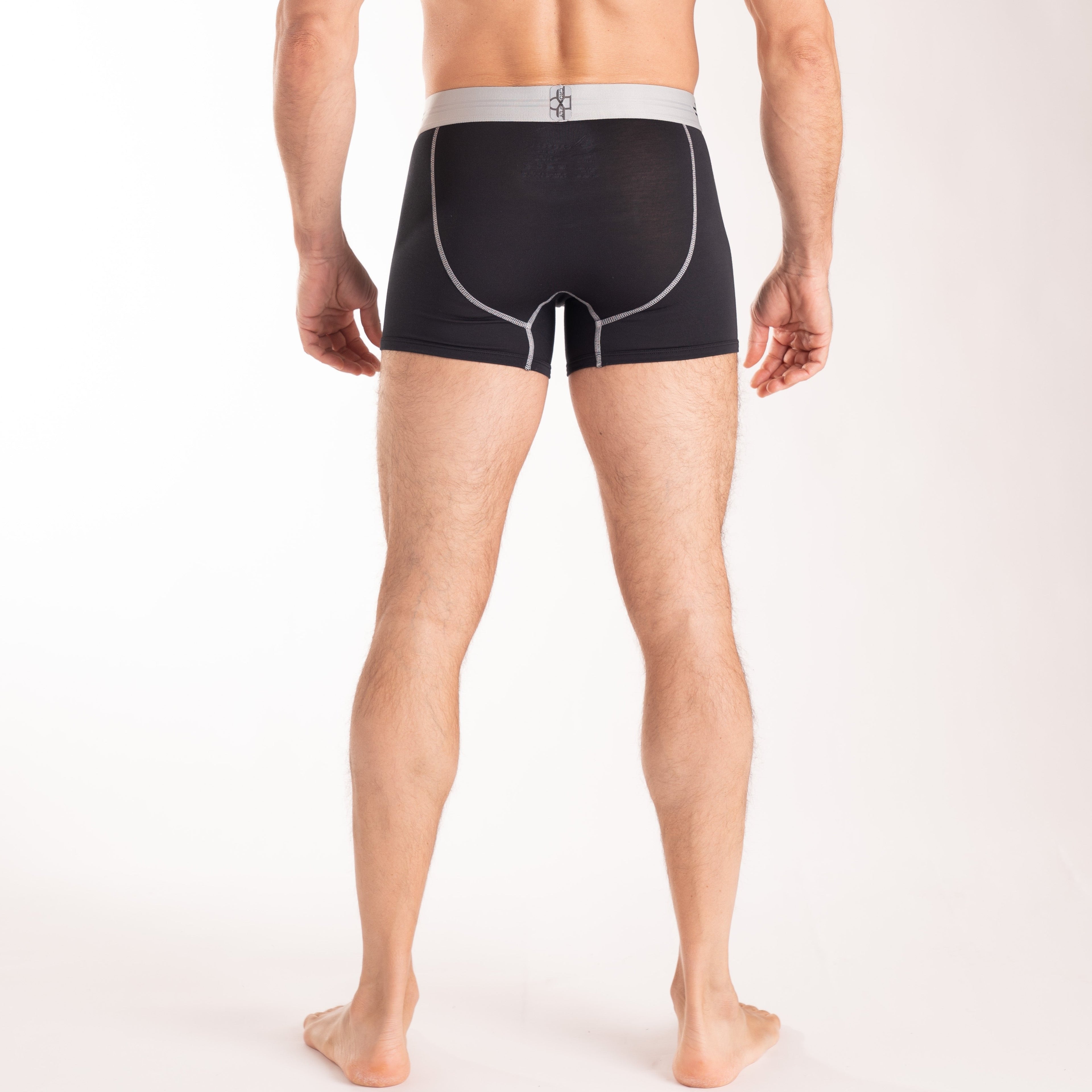 IKON X Men's 3" Trunks - Black/Silver