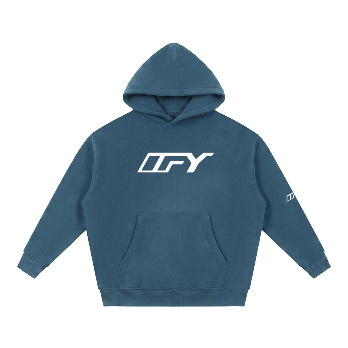 Essential Oversized Boxy Fit Fleece Hoodie
