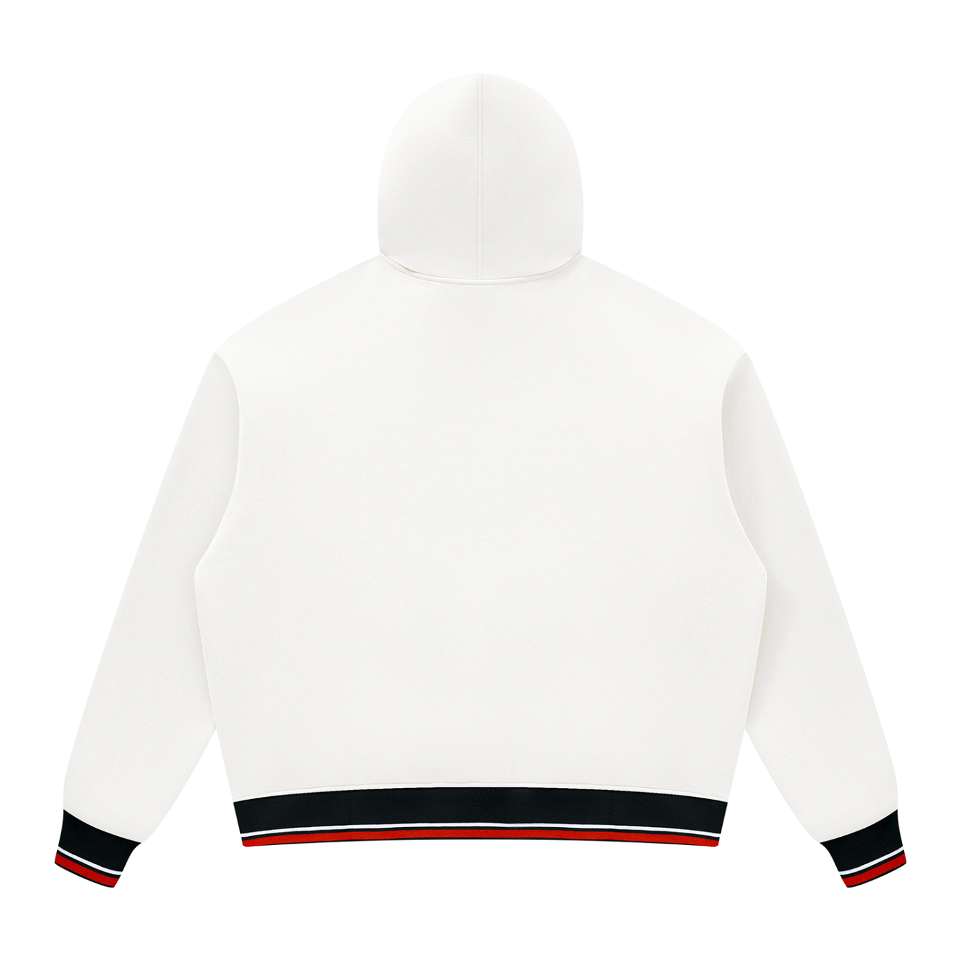 Unisex Oversized Color Block Fleece Hoodie