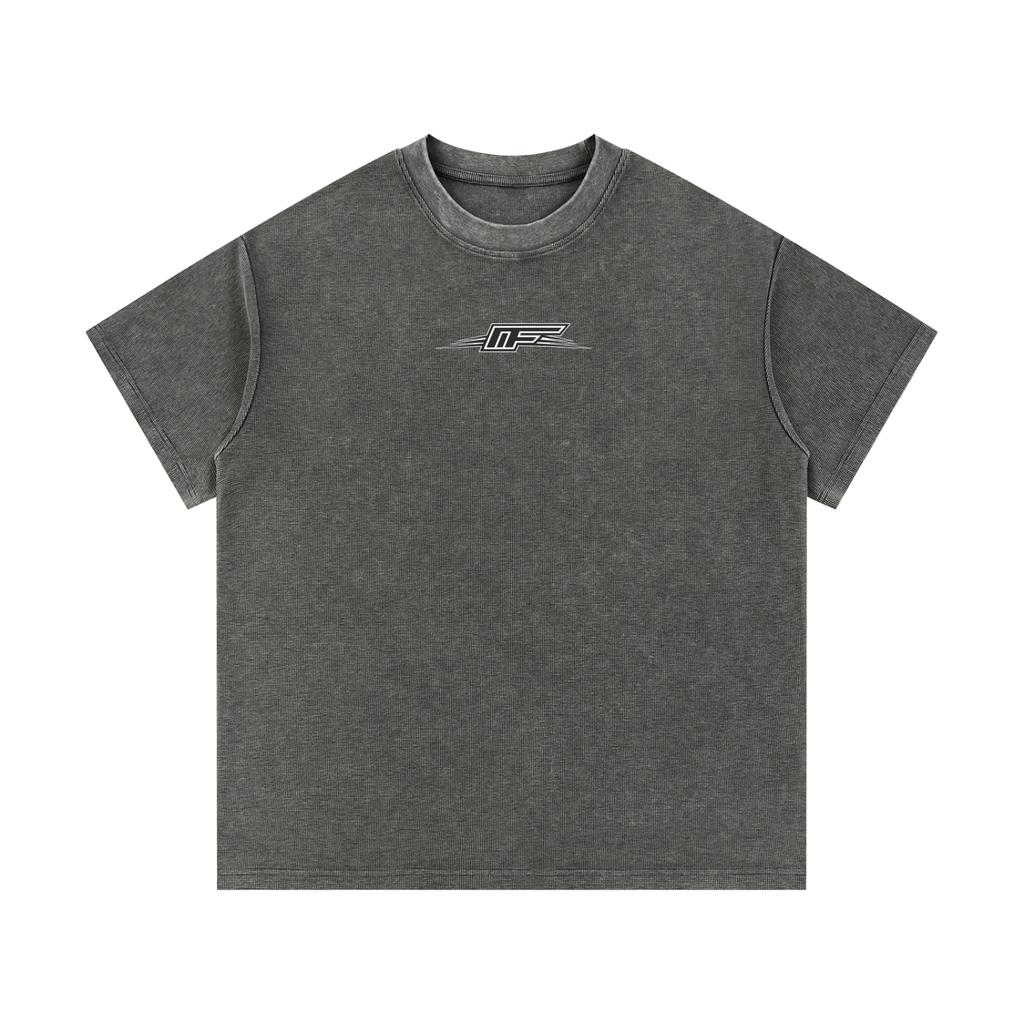 Elevate Your Comfort with the Mineral Wash Waffle Knit Tee