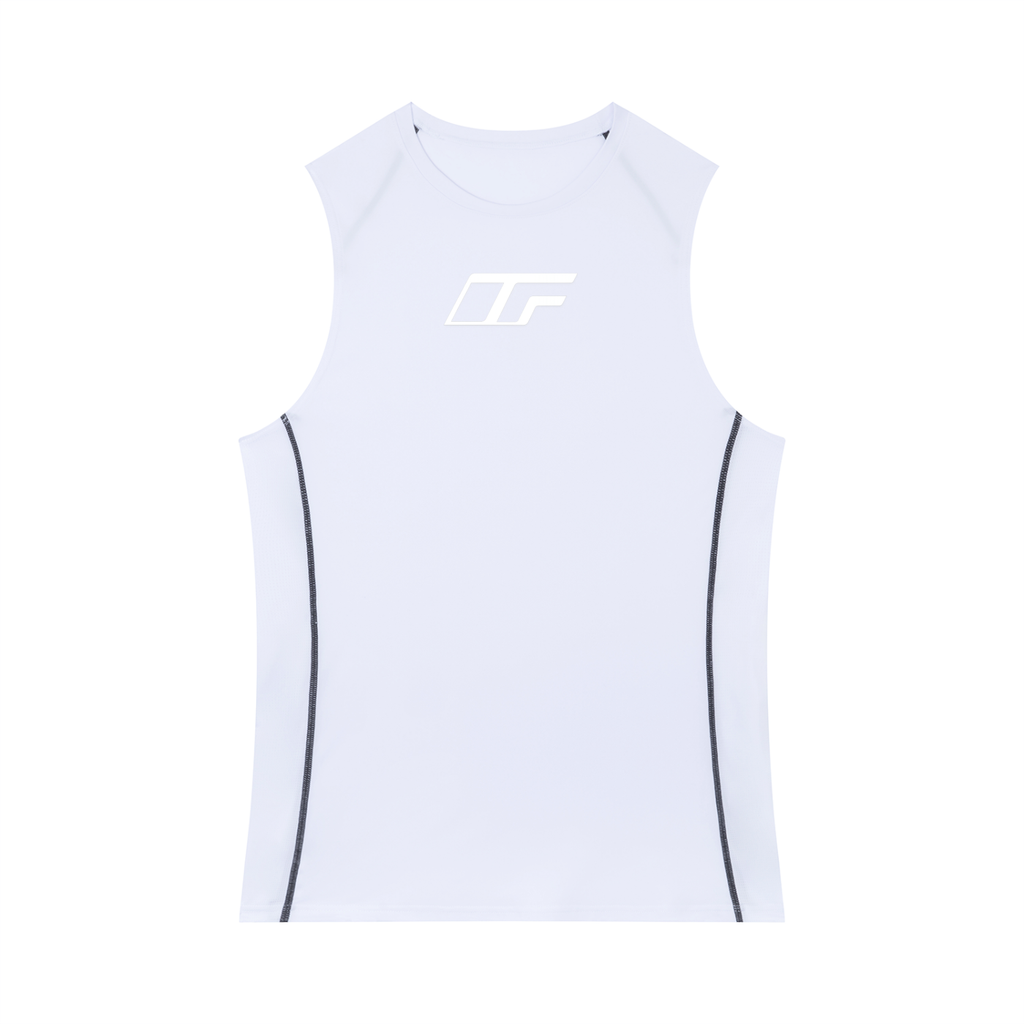 Men's Slim-Fit Topstitch Tank Top