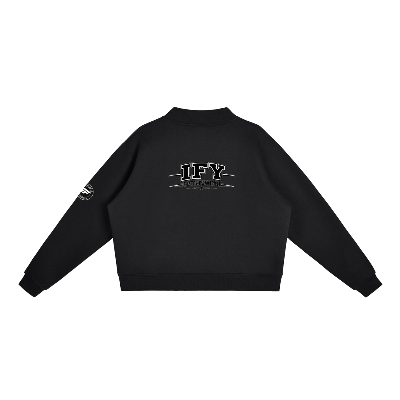 Elevate Your Style with Our Women's Fleece Mock-Neck Sweatshirt