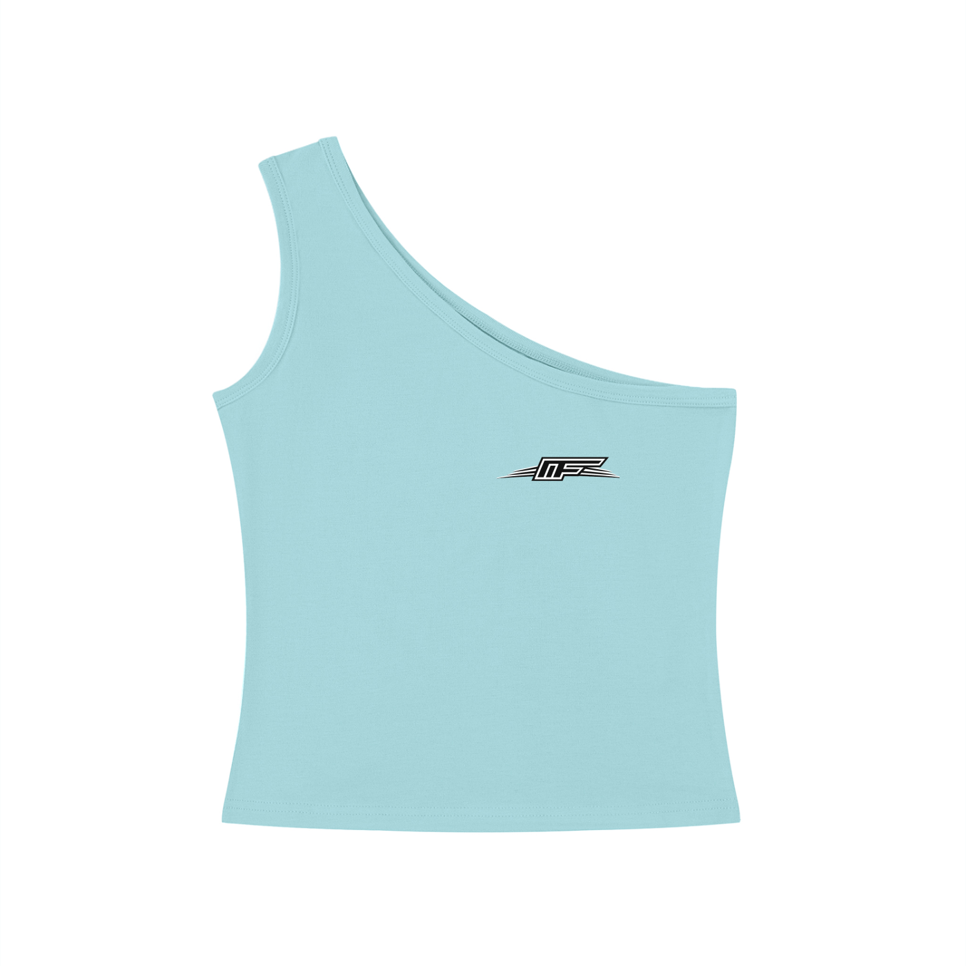 Women's One-Shoulder Crop Tank Top