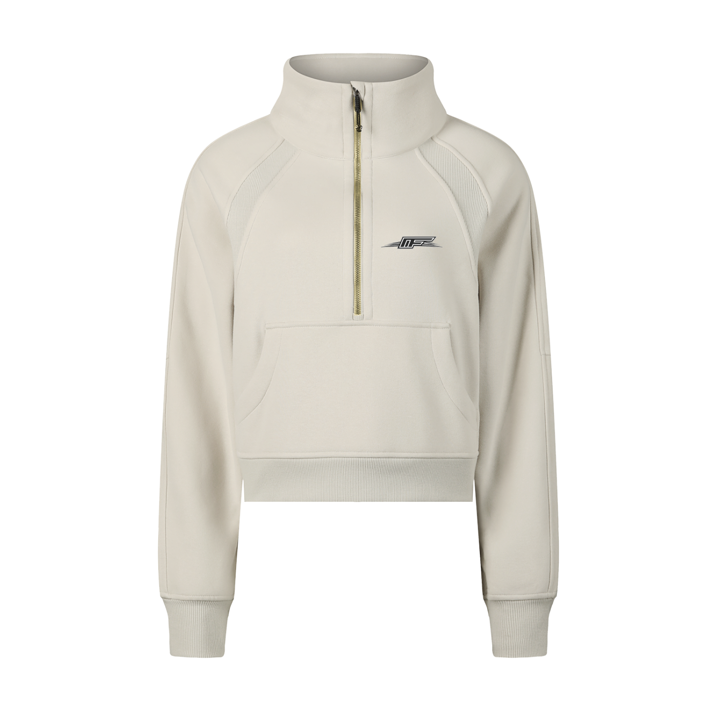Cropped Half-Zip Sweatshirt – Your Go-To for Comfort and Style