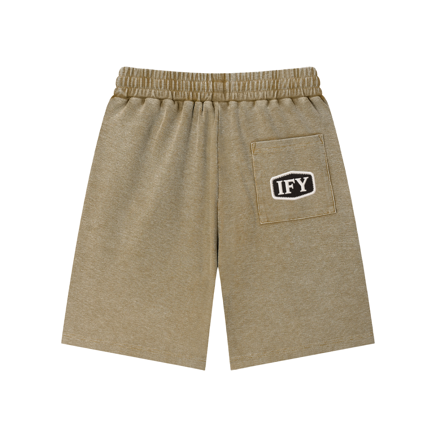 Mineral Wash Waffle Knit Shorts