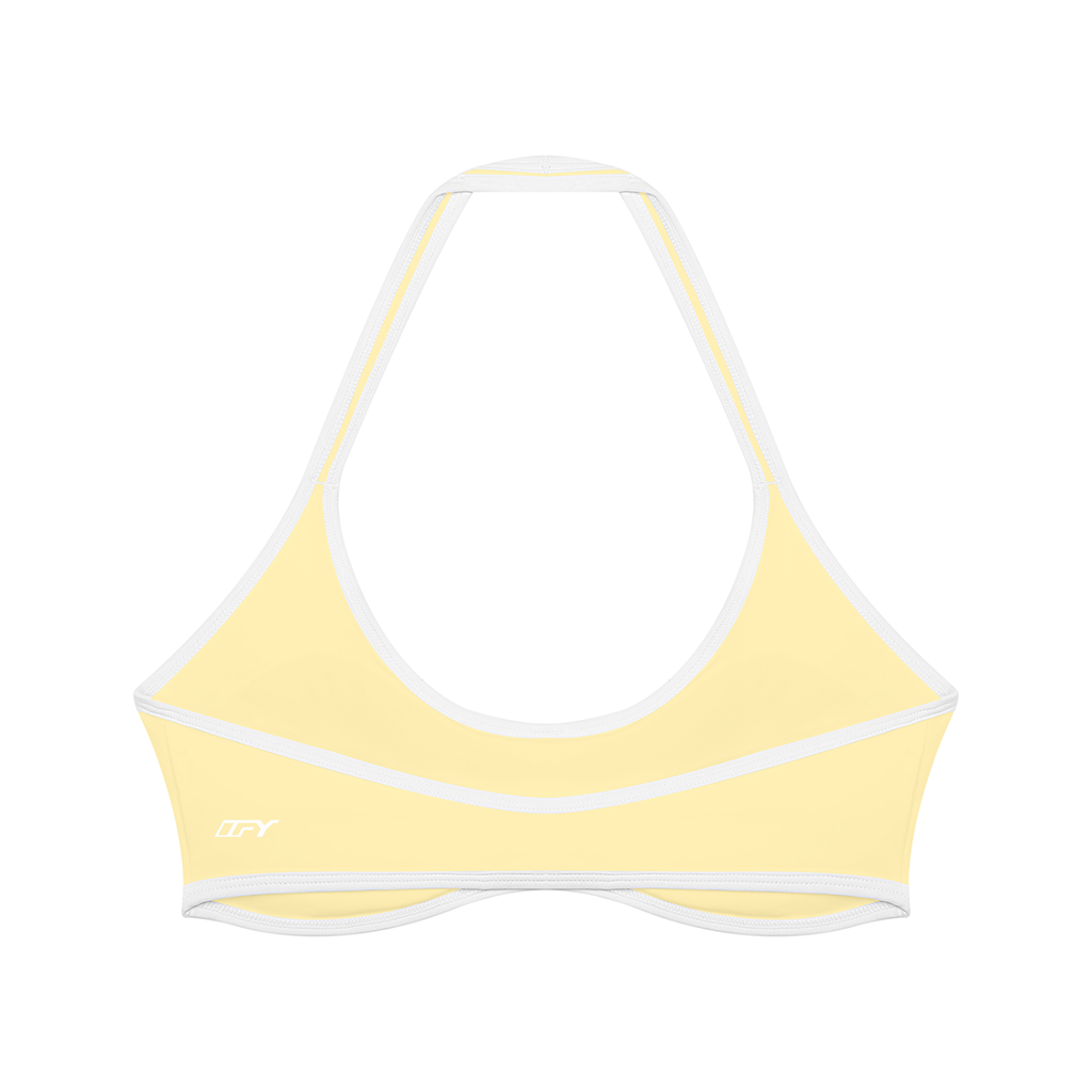 Women's Halter Color Block Yoga Sports Bra