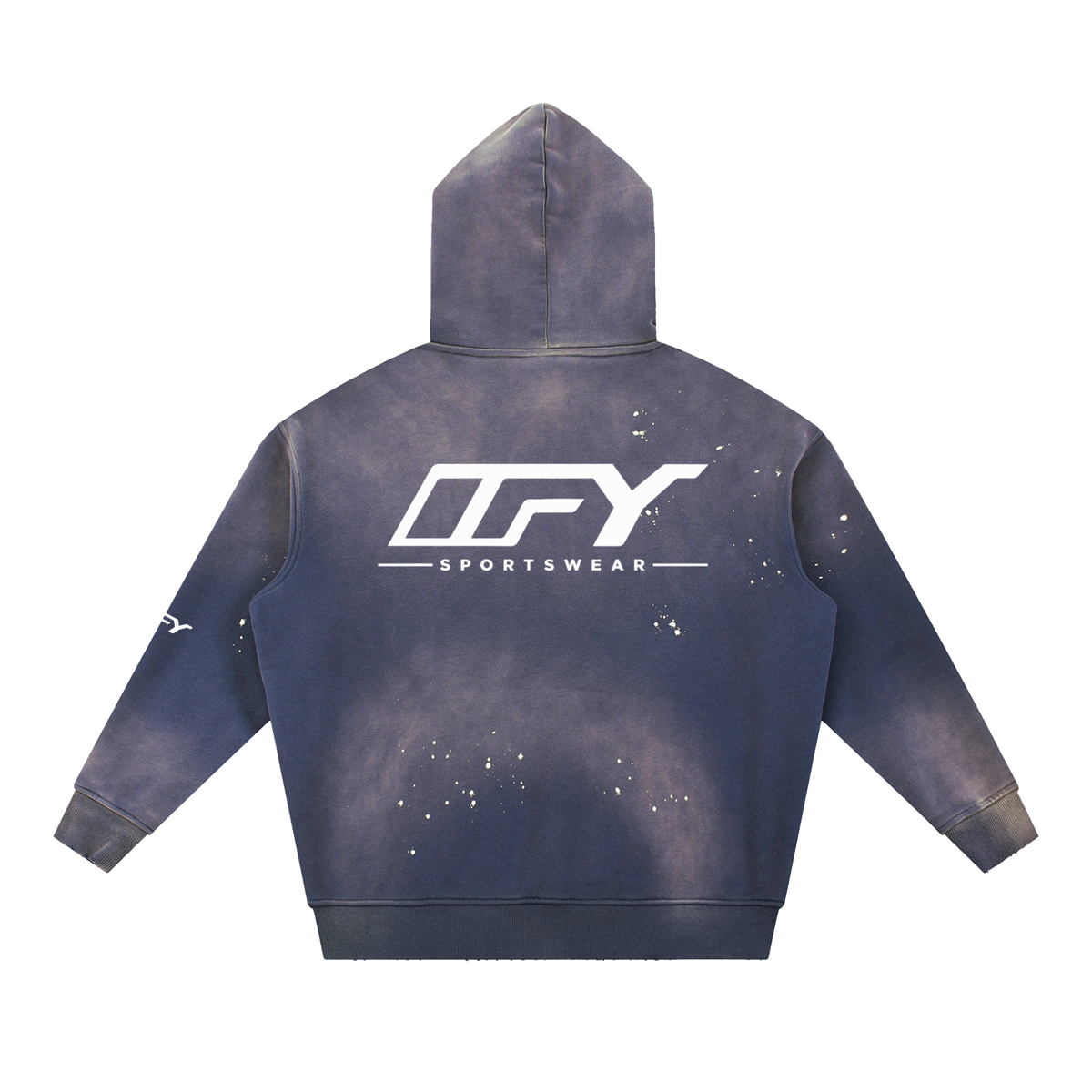 Vintage Washed Frayed Fleece Hoodie - Your Go-To Cozy Essential
