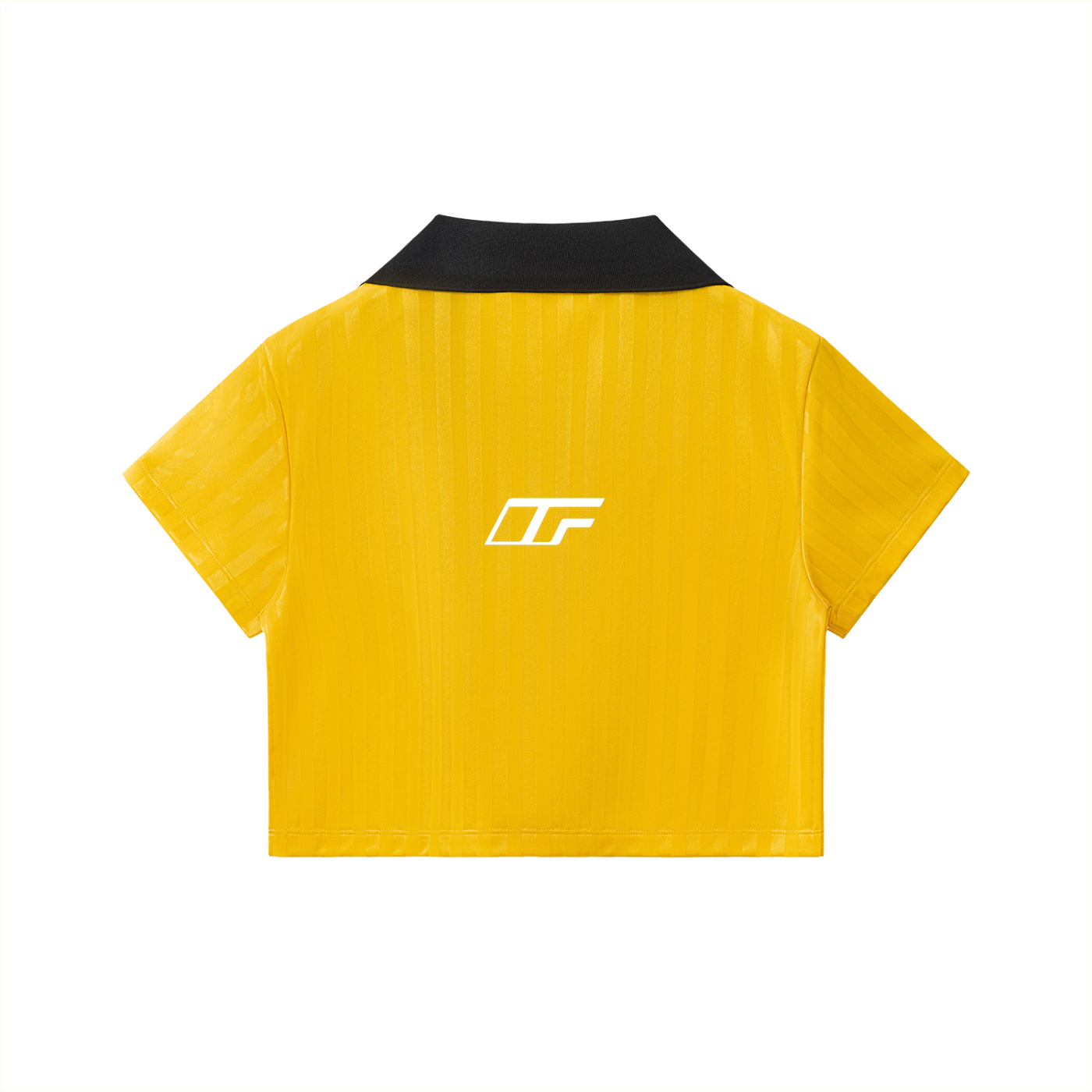 Elevate Your Style with Our Cropped Jersey with Contrast Collar