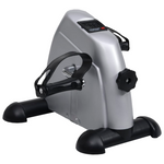 Silver Mini Exercise Bike with Plastic Flywheel