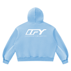 Unisex Vintage Wash Boxy Fleece Hoodie