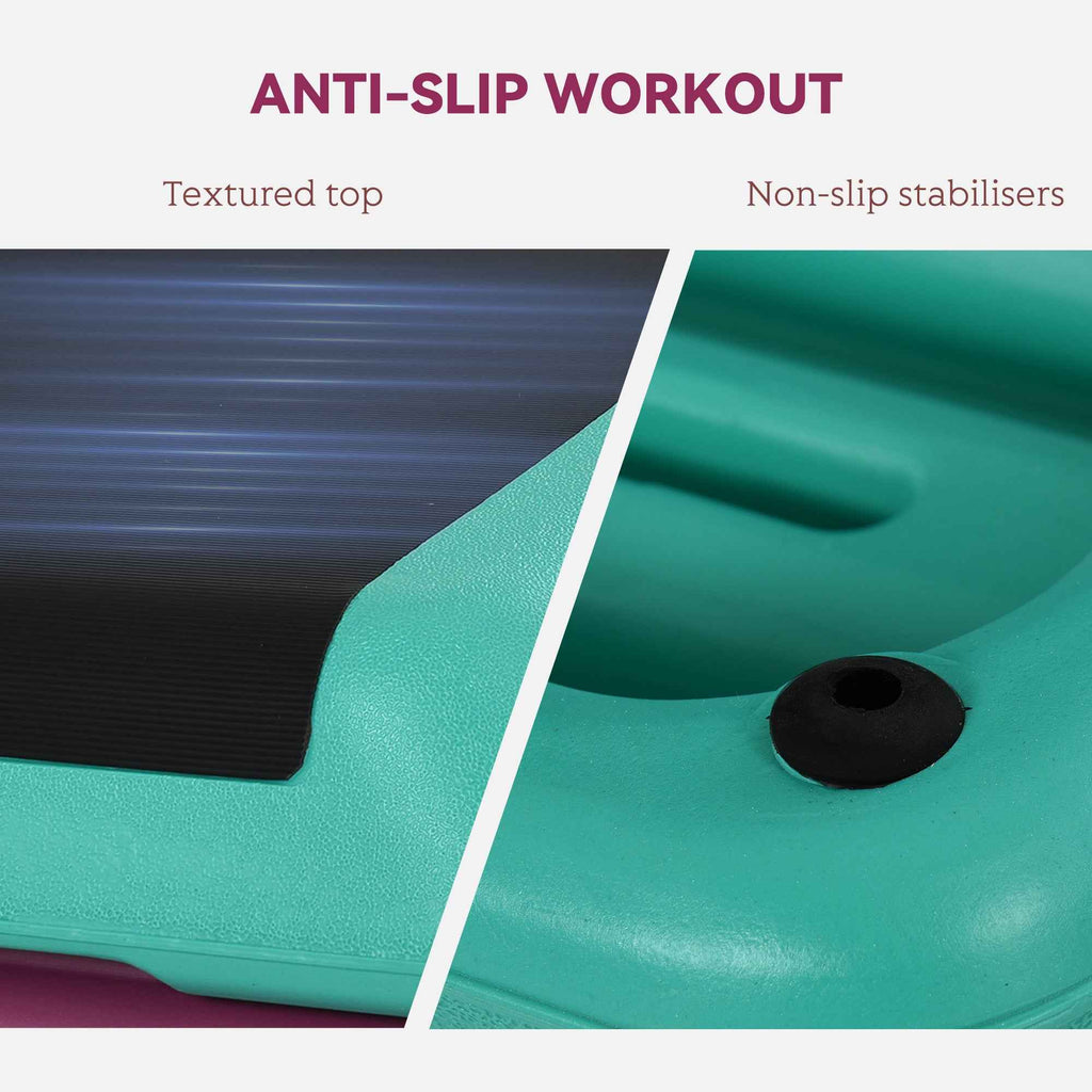 3-Level Aerobic Step 10/15/20cm Steppers For Exercise Workout W/ Non-Slip Top Compact Stepper Home Office Indoor Outdoor Fitness Equipment