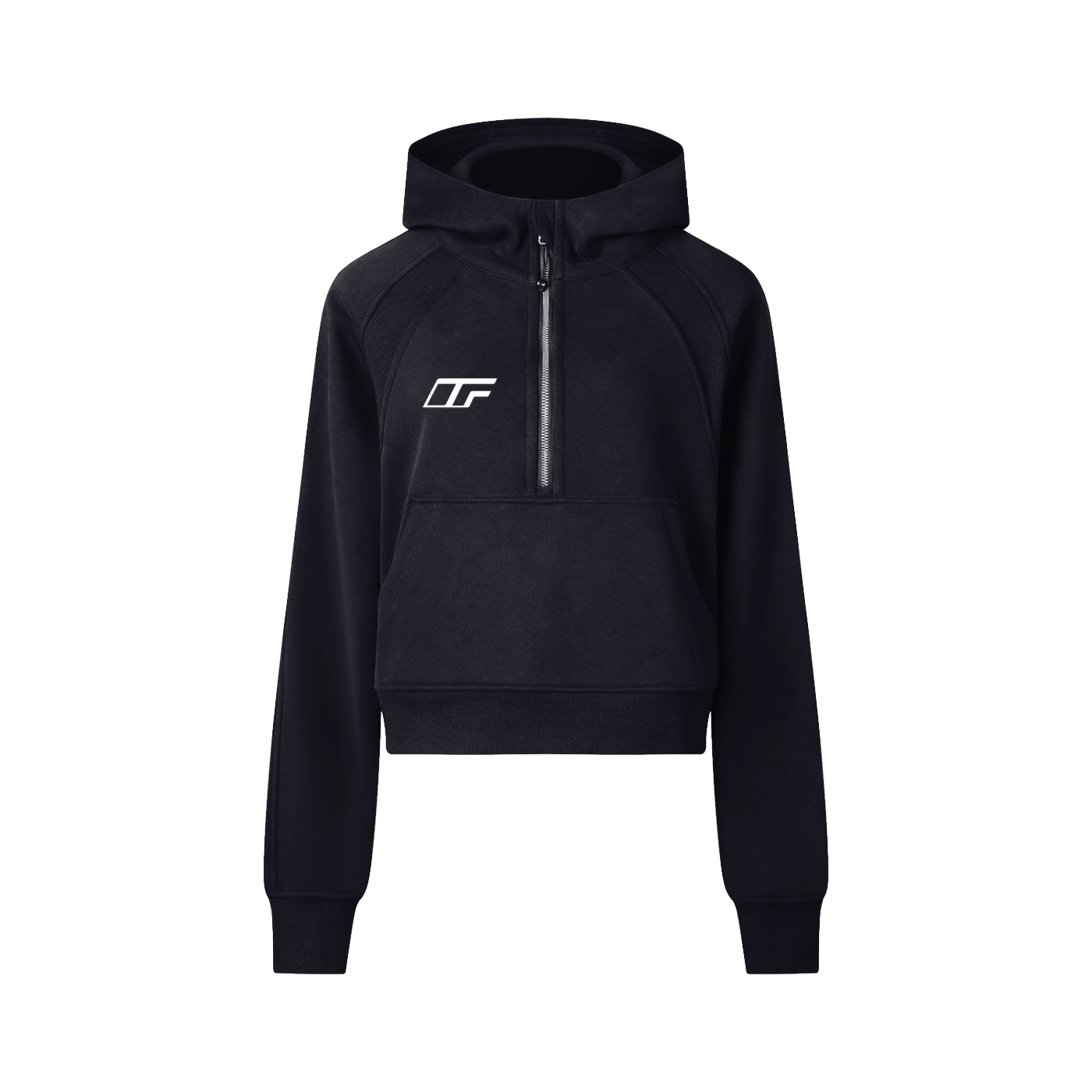 Stylish Cropped Half-Zip Hoodie for Women: Comfort Meets Versatility