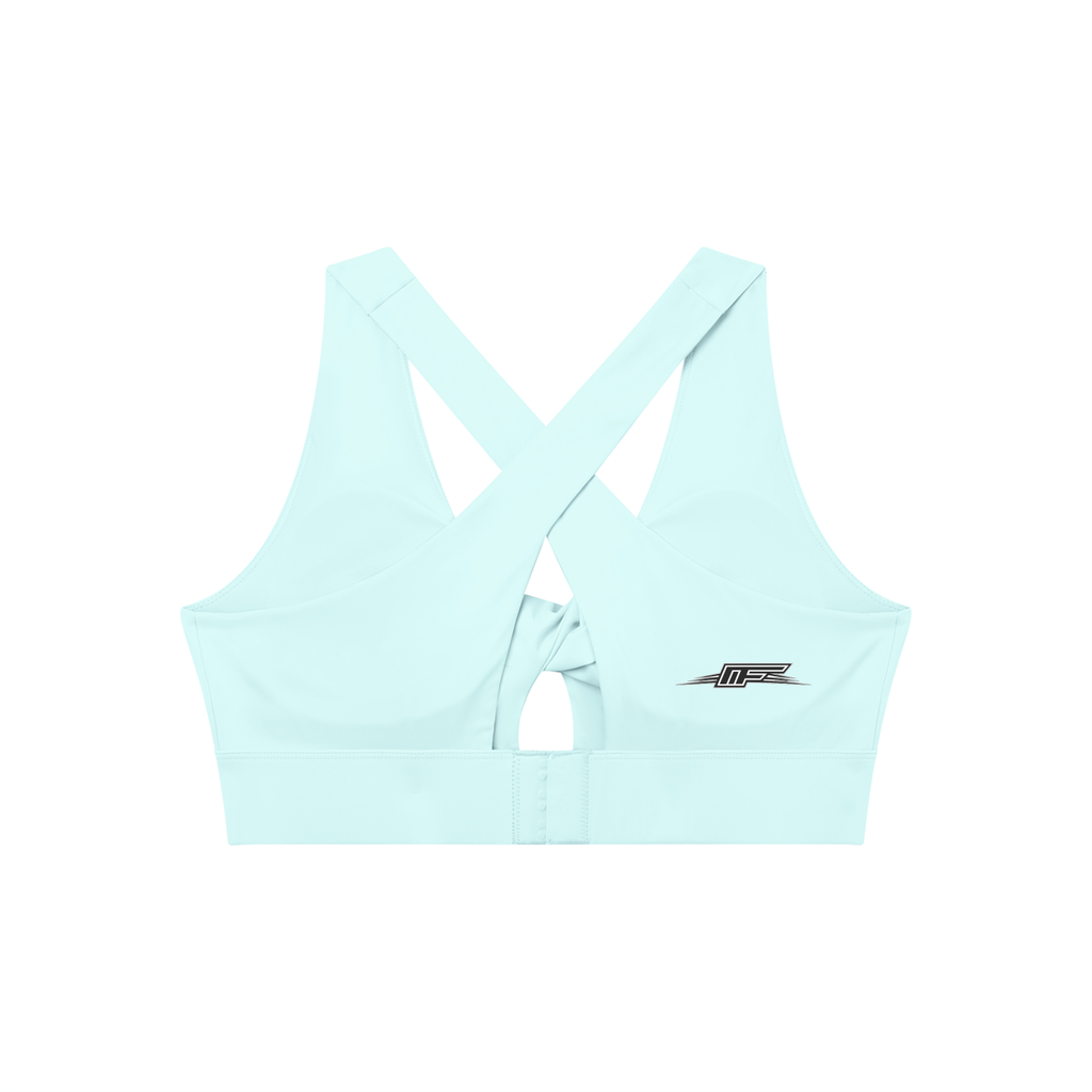 Elevate Your Workout with Our Women's Twist Front Sports Bra