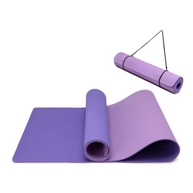 Yoga-1 - Kono TPE Non-slip Classic Yoga Mat - Purple And Pink