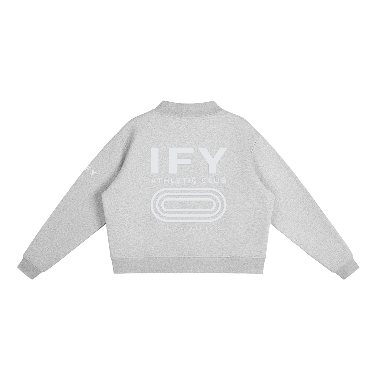 Mock-Neck Crew Sweatshirt