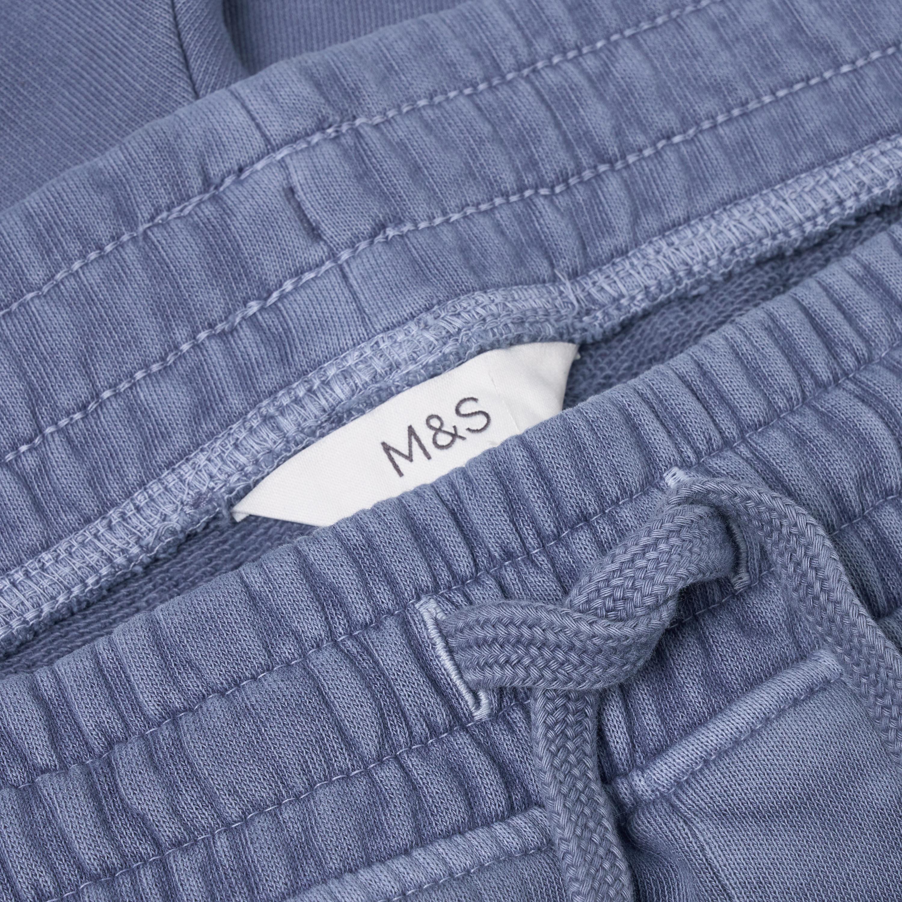 M&S Relaxed Fit Pure Cotton Garment Dye Short