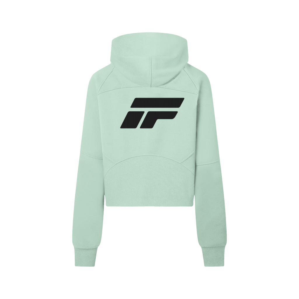 Cropped Half-Zip Hoodie