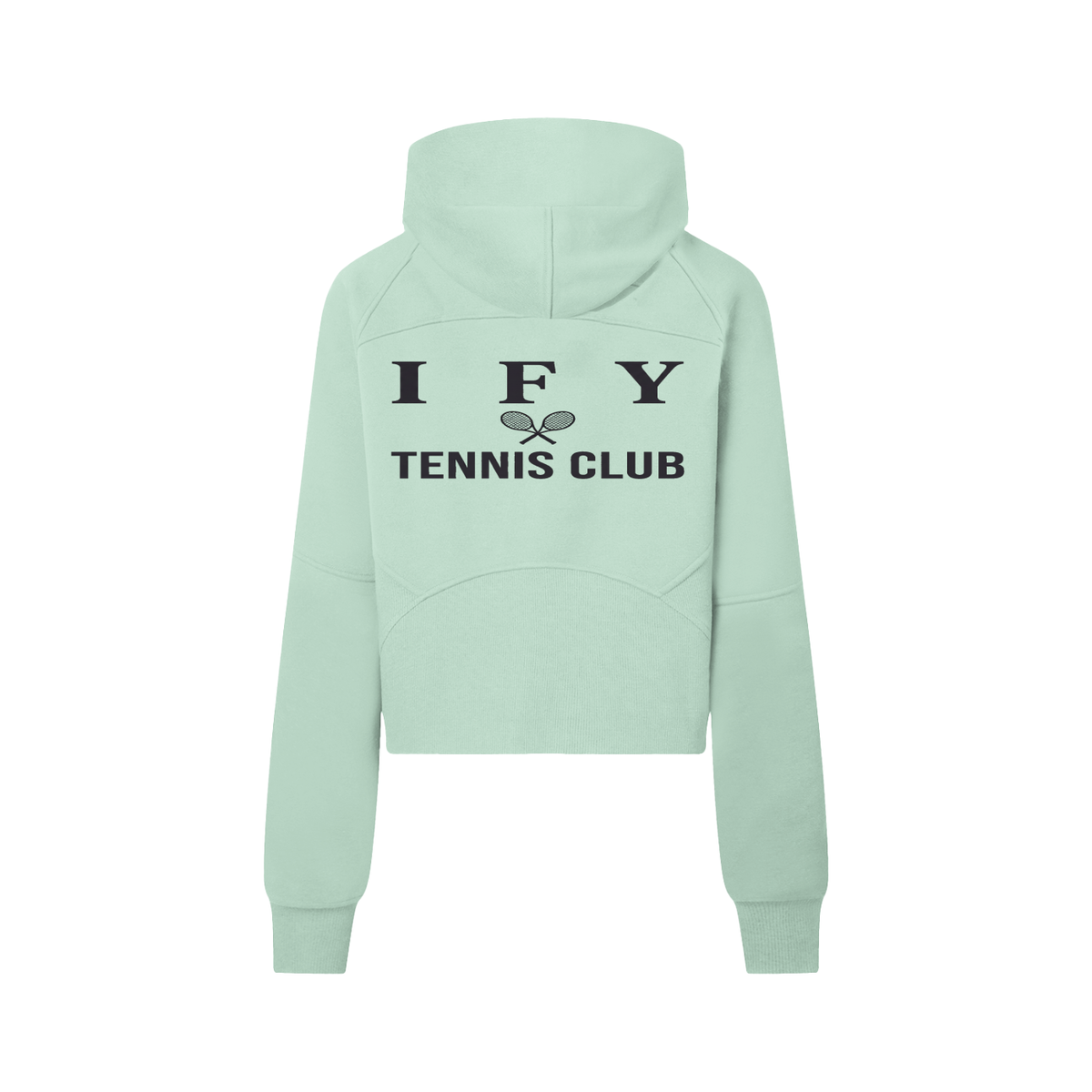 Cropped Half-Zip Hoodie