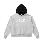 Unisex Fleece Raglan Color Block Hoodie