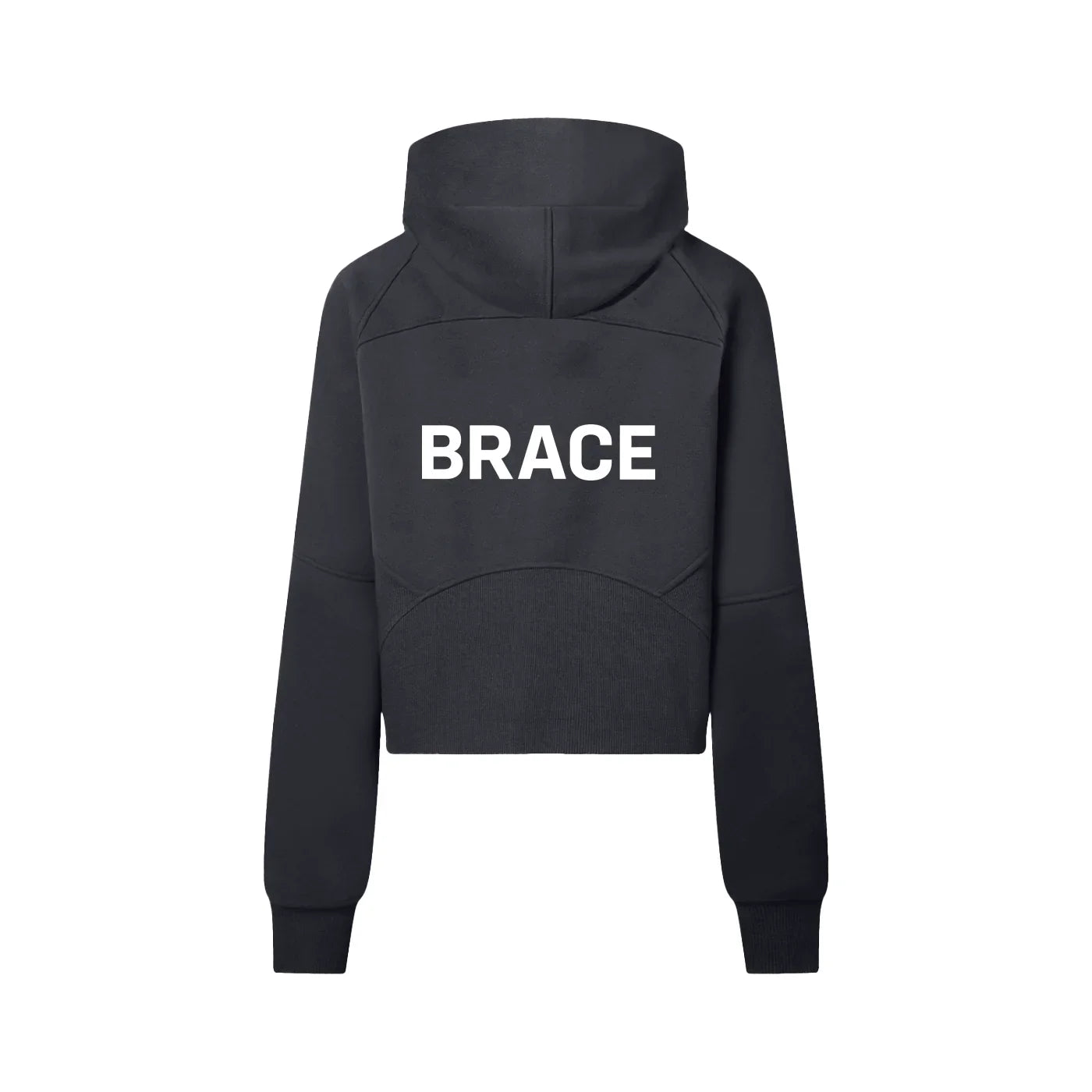 Women's Cropped Half-Zip Hoodie - Premium Gym Hoodie | BRACE