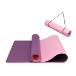 Yoga-1 - Kono TPE Non-slip Classic Yoga Mat - Purple And Pink