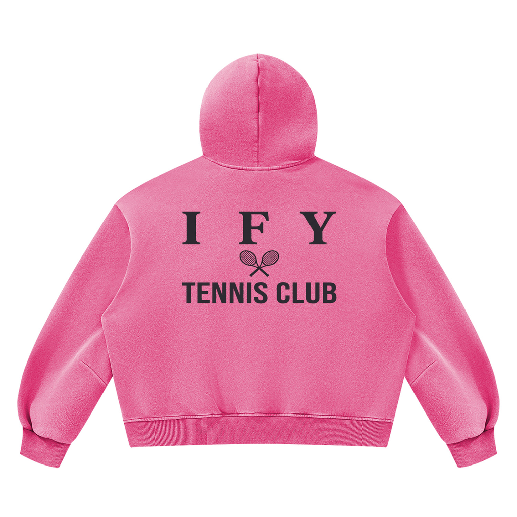 Vintage Wash Boxy Fleece Hoodie