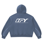 Unisex Vintage Wash Boxy Fleece Hoodie