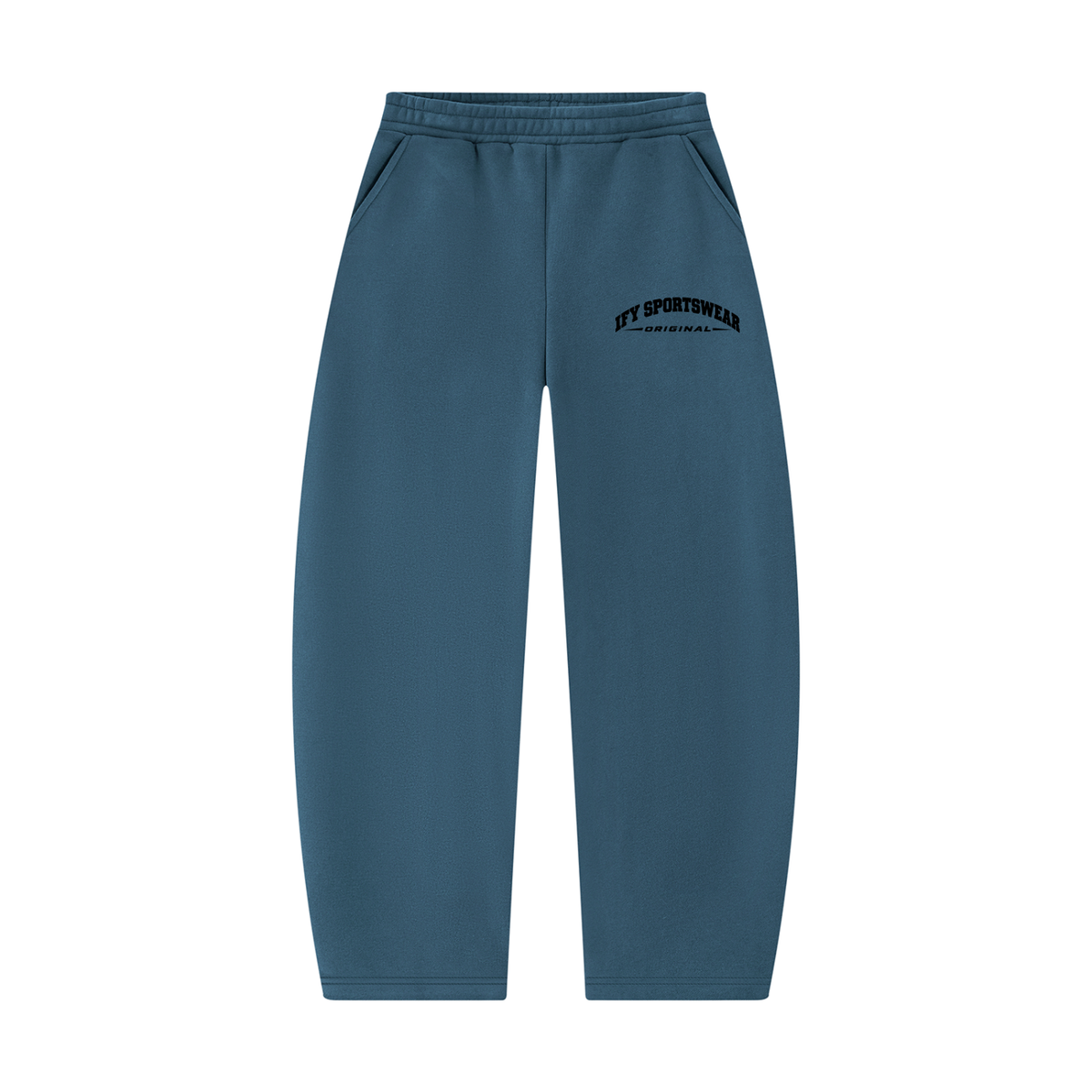 Unisex Barrel-Leg Sweatpants