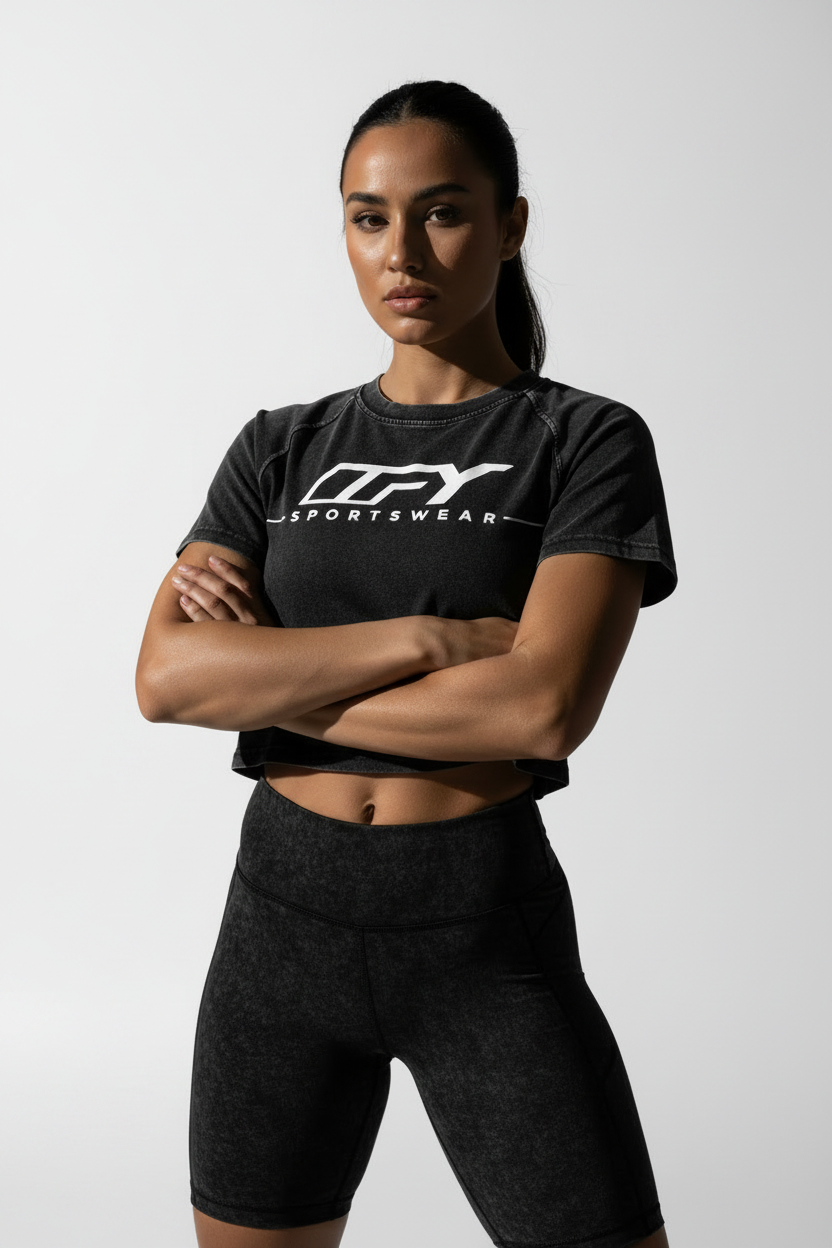 Elevate Your Style with Our Women's Raglan Crop T-Shirt