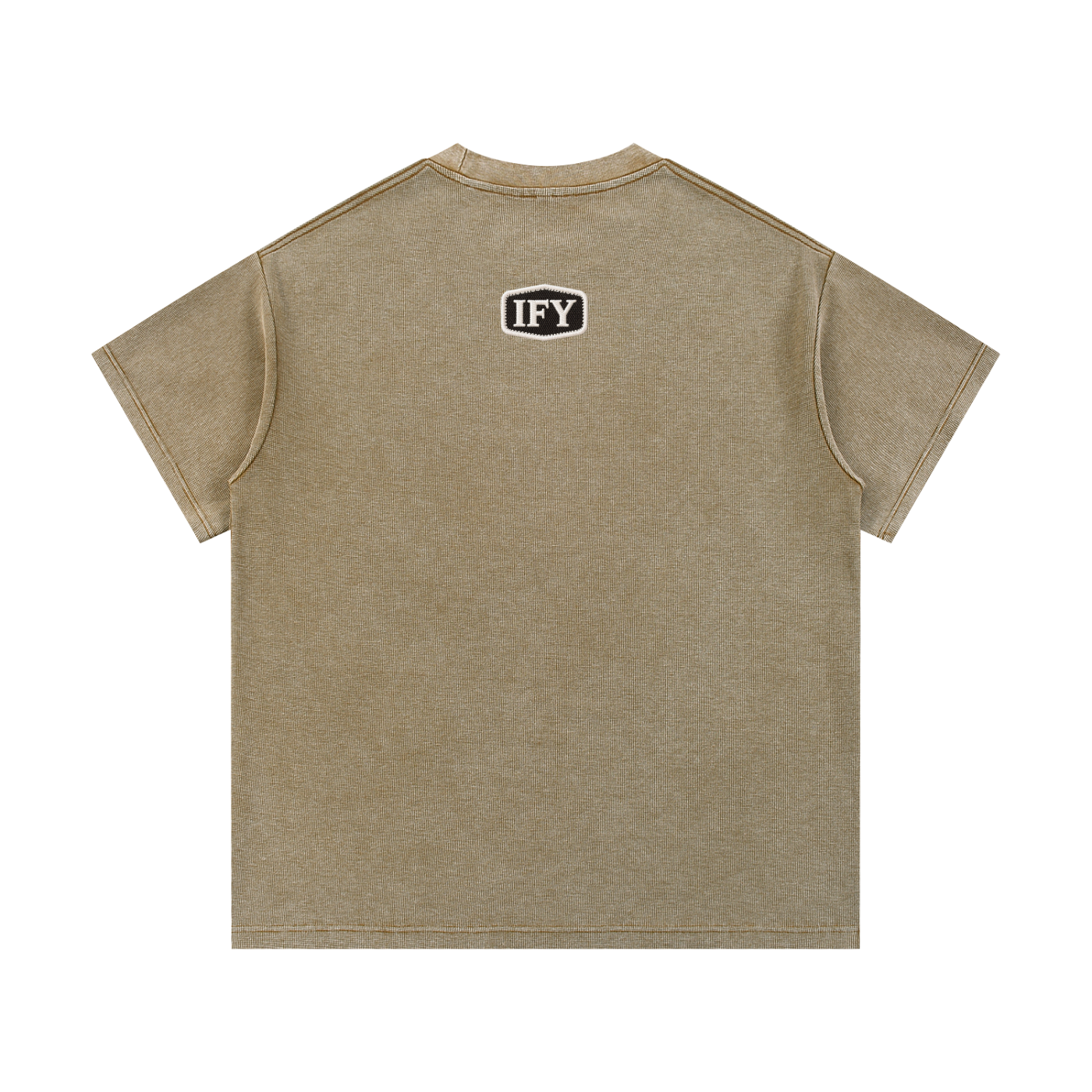 Mineral Wash Waffle Knit T-Shirt
