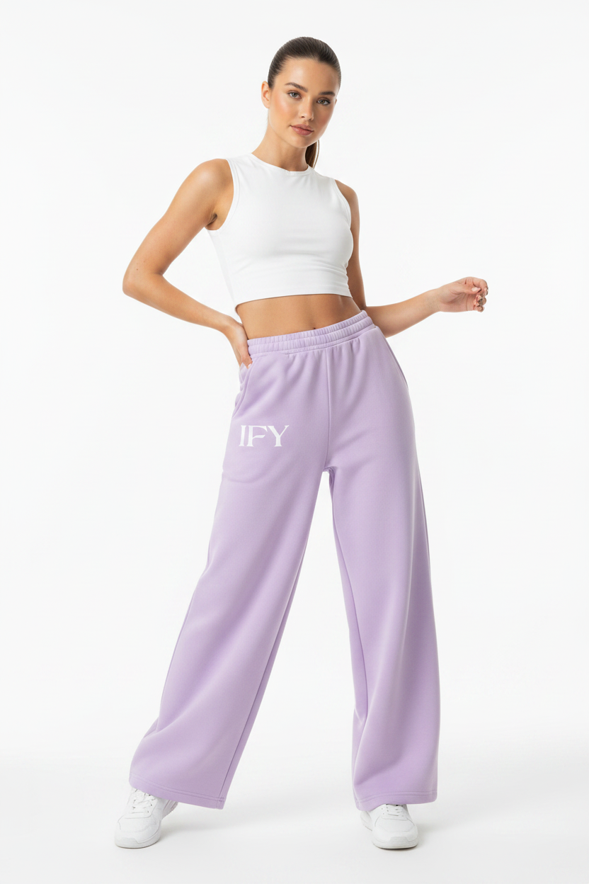 Unisex Barrel Leg Sweatpants
