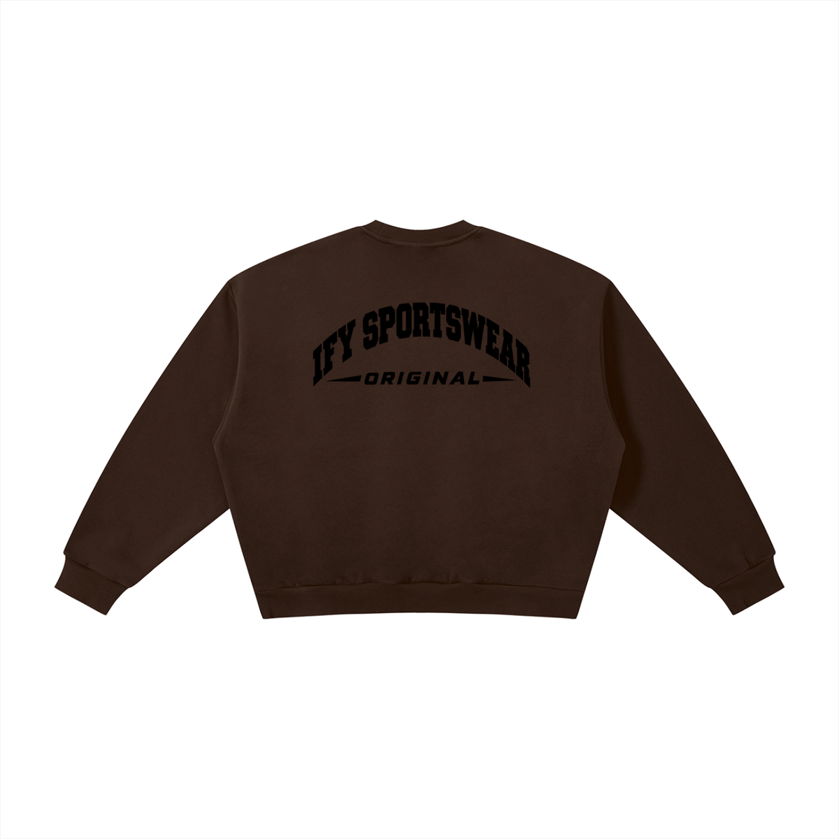 Boxy Fleece Crew-Neck Sweatshirt