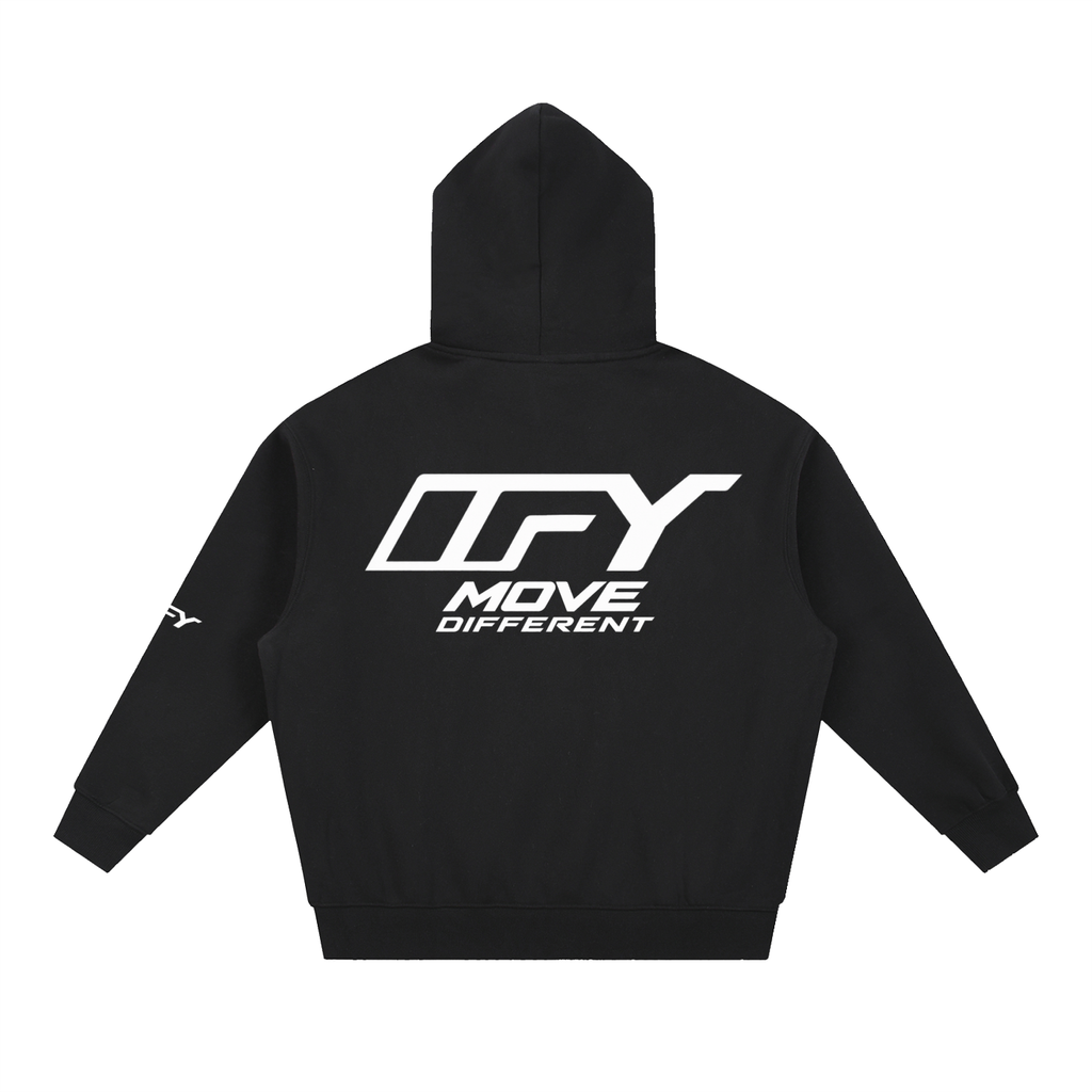 Essential Oversized Boxy Fit Fleece Hoodie