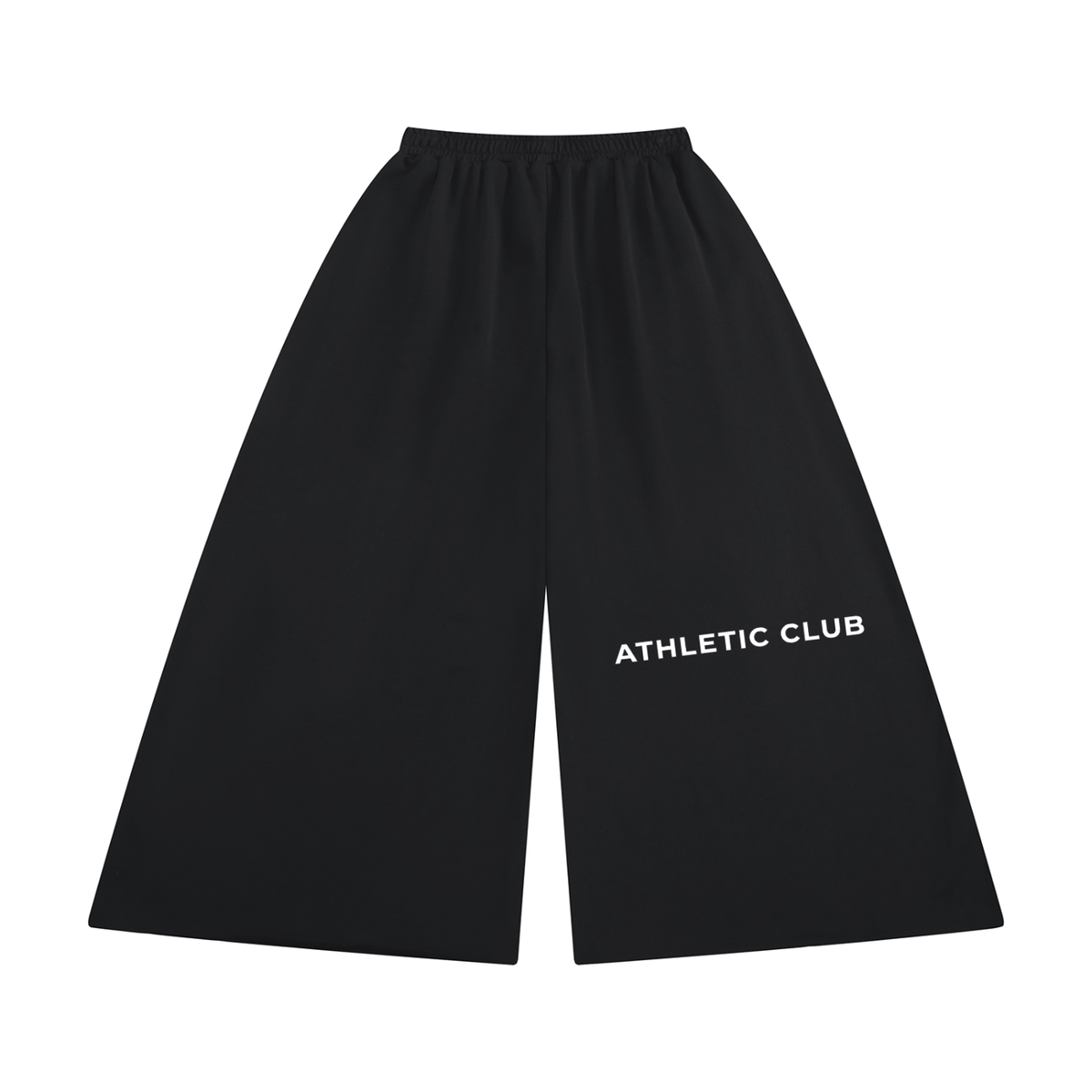 Raw Edge Wide Leg Sweatpants