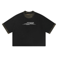 Unisex Mineral Washed Boxy Panel T-Shirt
