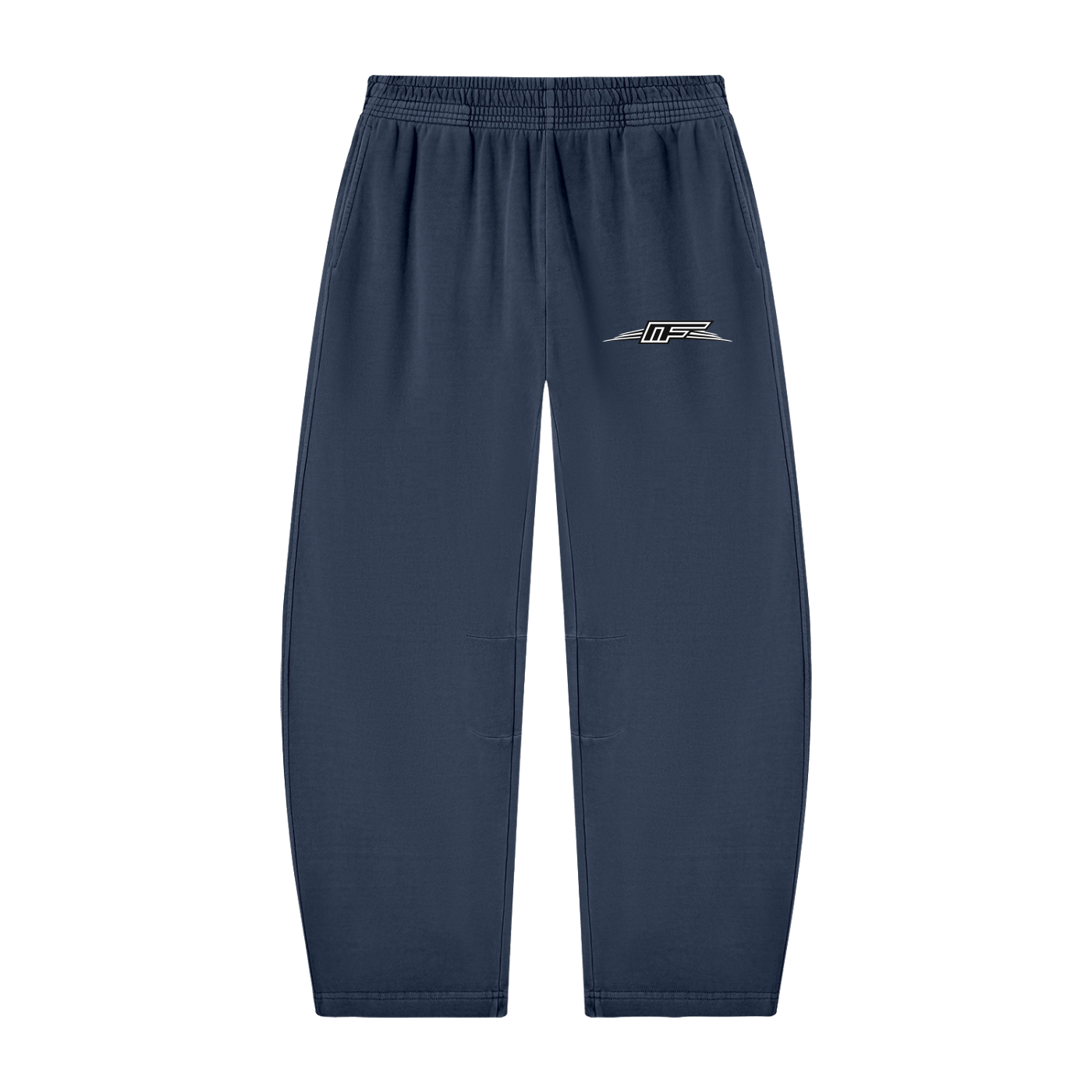 Unisex Vintage Washed Barrel Leg Sweatpants