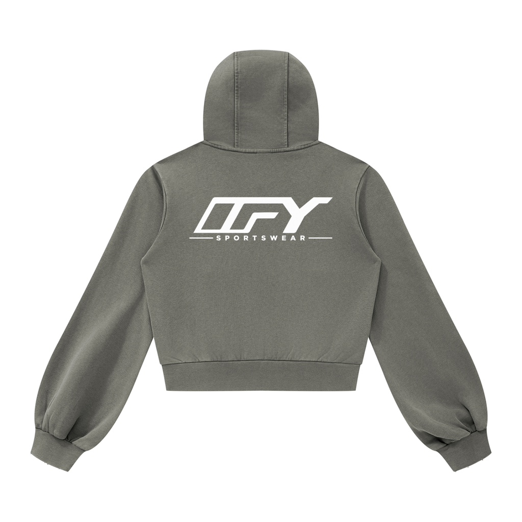 Women’s Vintage Wash Full Zip Hoodie