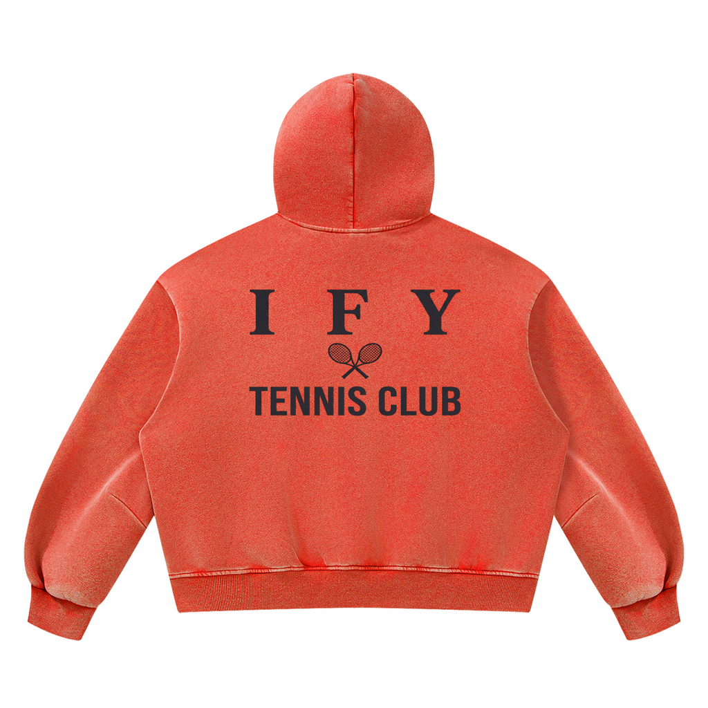 Vintage Wash Boxy Fleece Hoodie