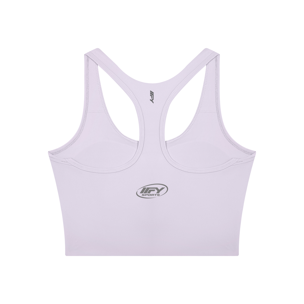 Mesh Panel Colour Block Yoga Crop Tank