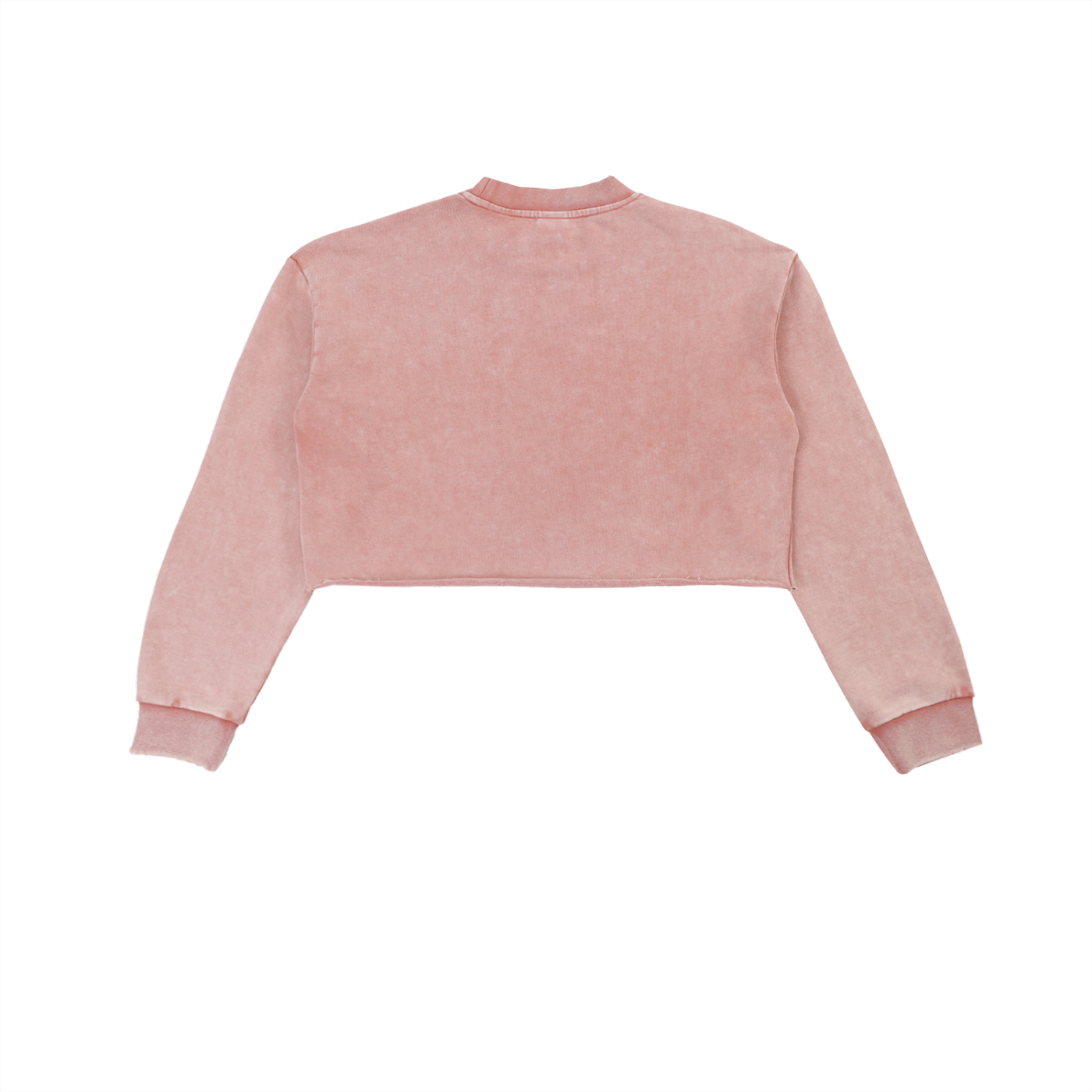 Chic Snow Washed Cropped Sweatshirt for Women - Effortless Style Meets Comfort