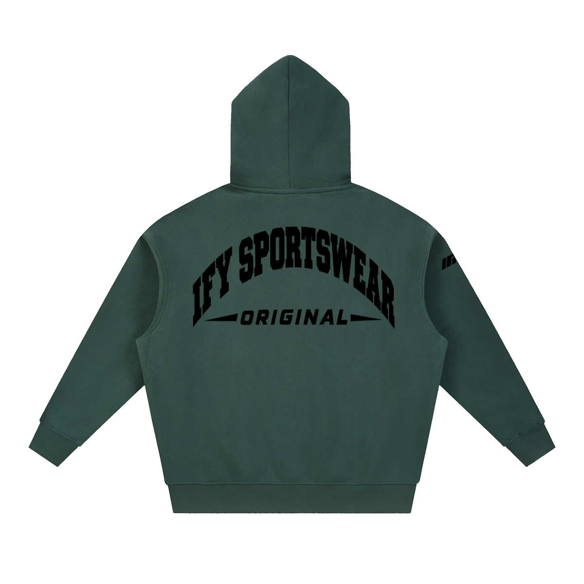 Oversized Boxy-Fit Fleece Hoodie