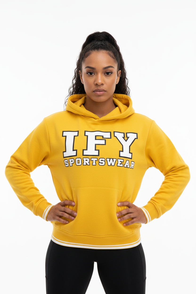 Unisex Oversized Color Block Fleece Hoodie