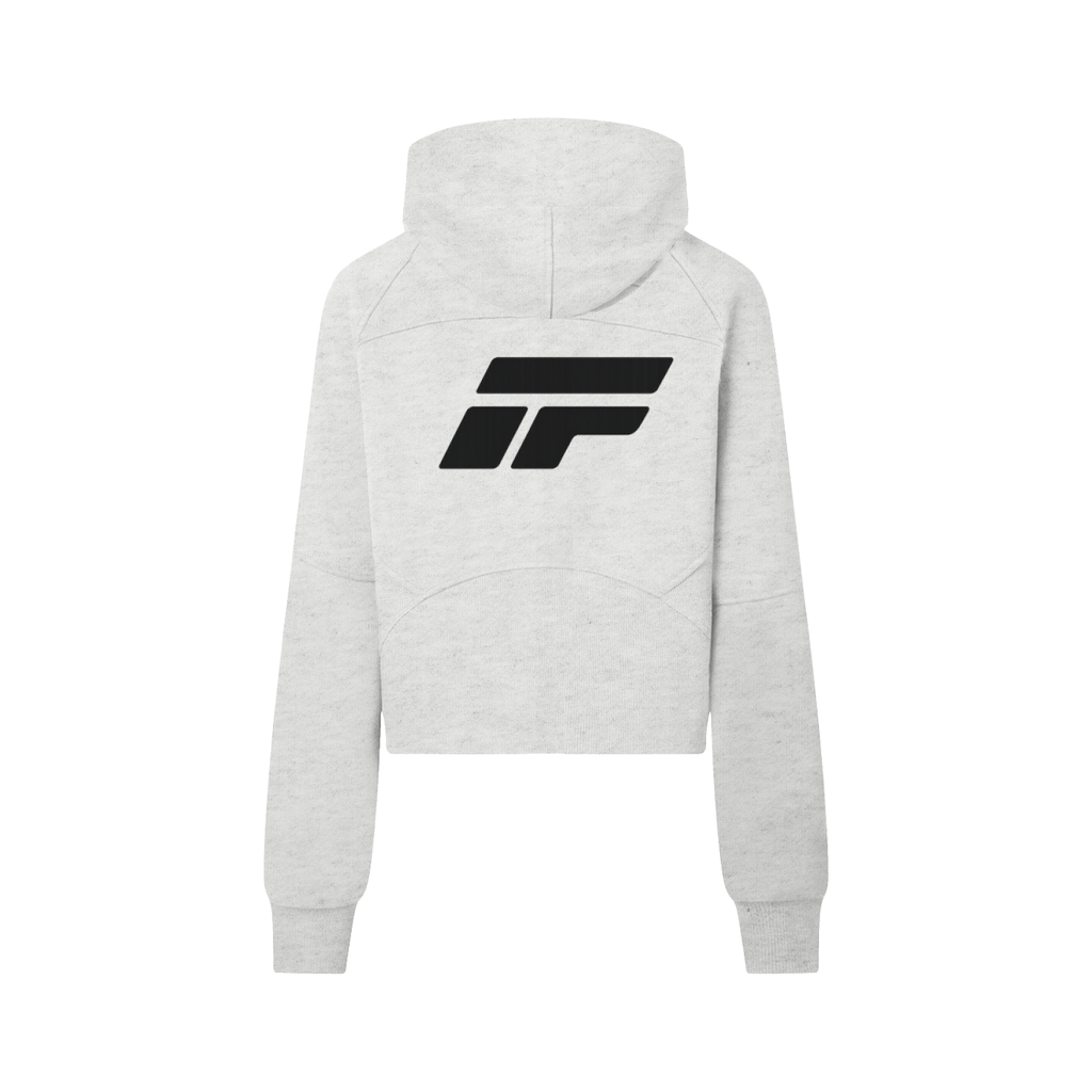 Cropped Half-Zip Hoodie