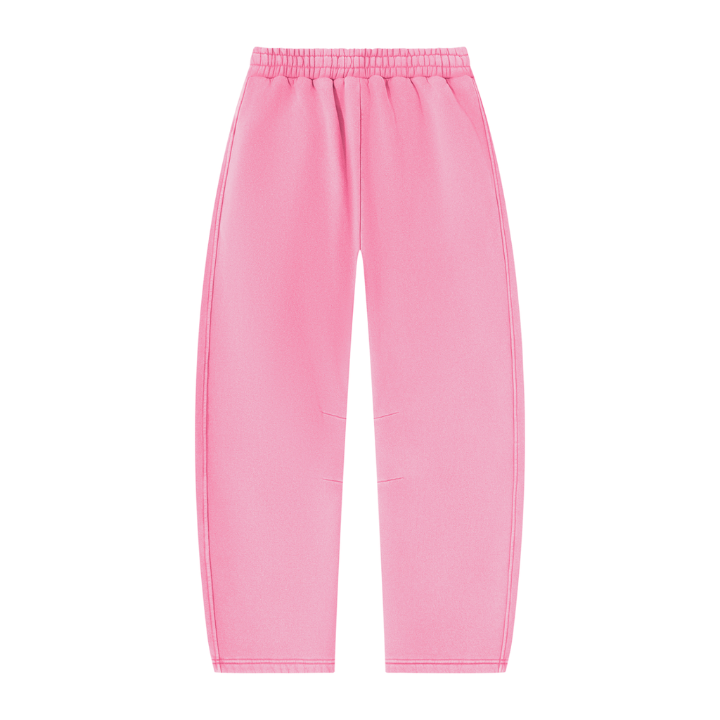 Vintage Wash Barrel Leg Fleece Sweatpants