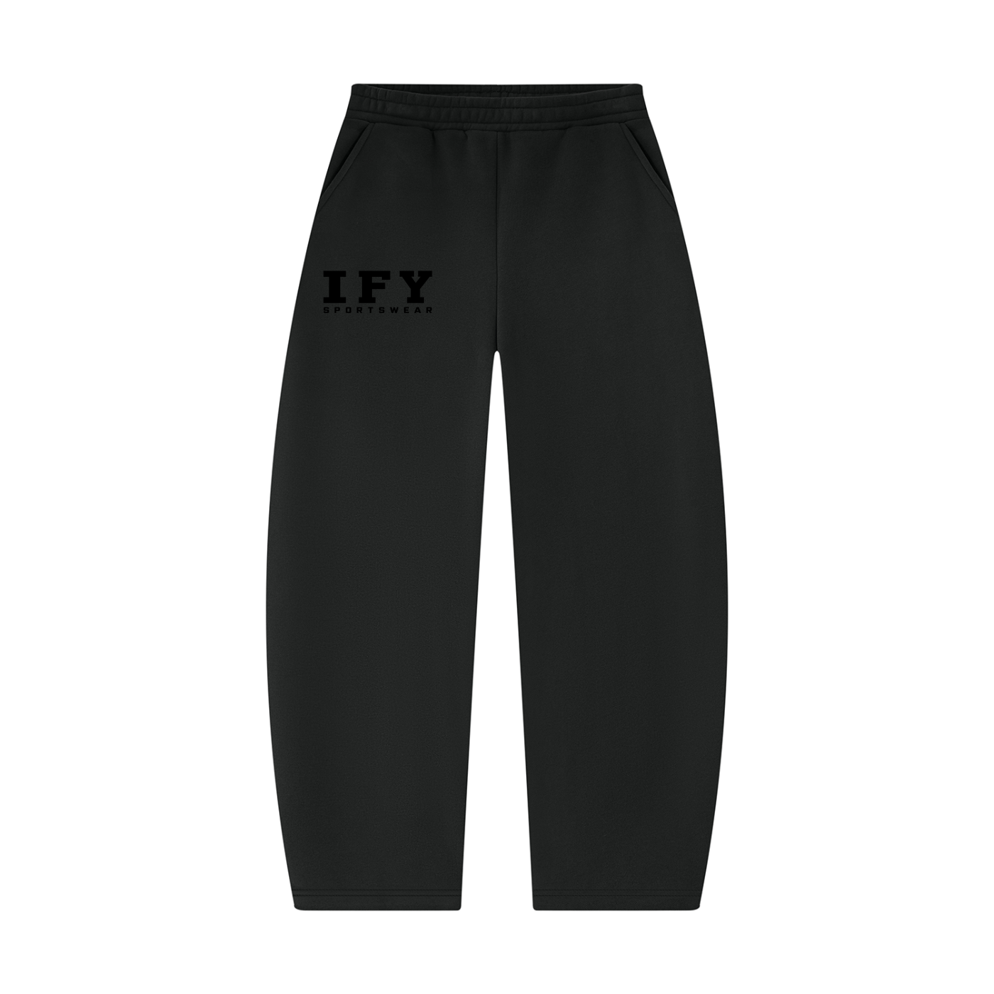 Unisex Barrel Leg Sweatpants