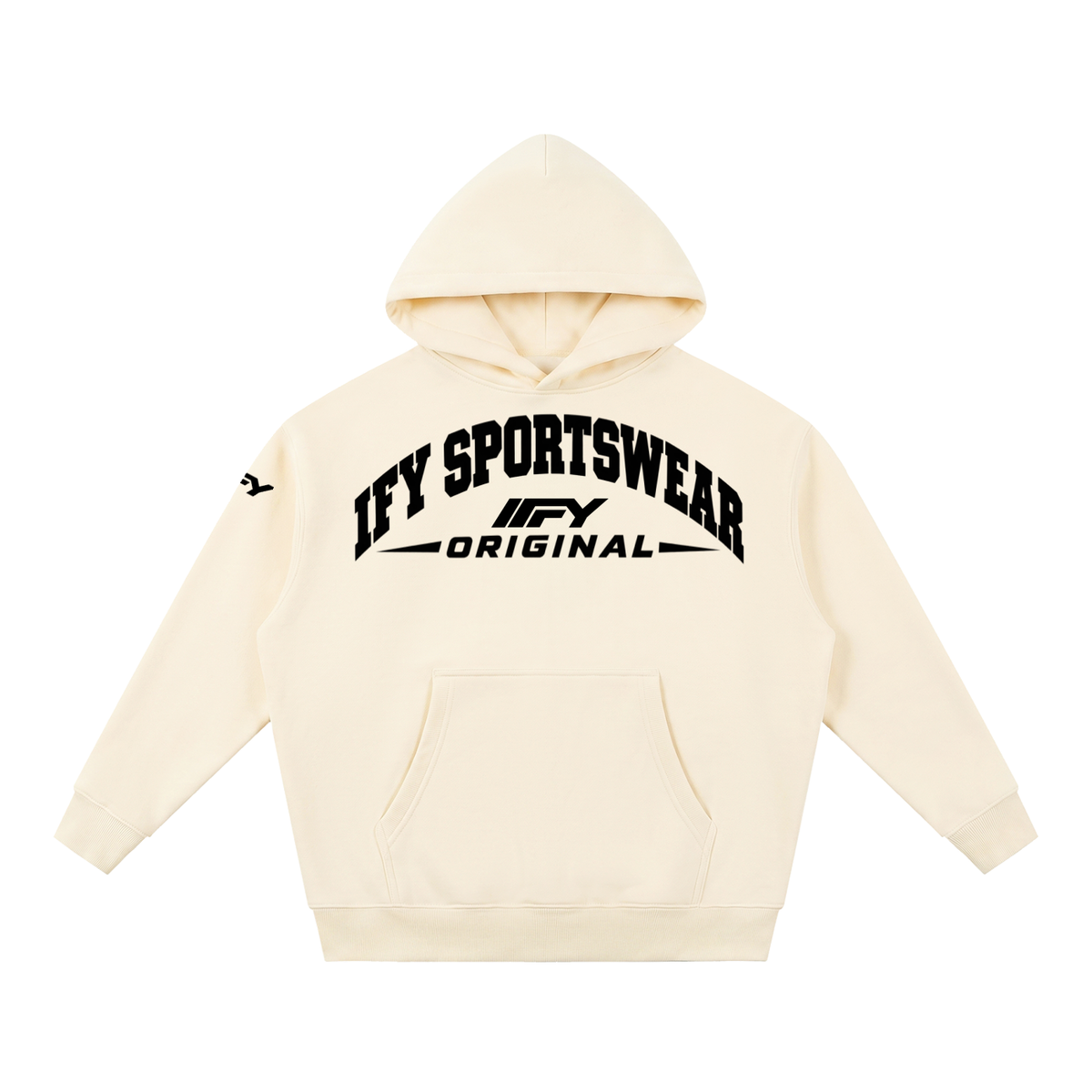 Oversized Boxy-Fit Fleece Hoodie